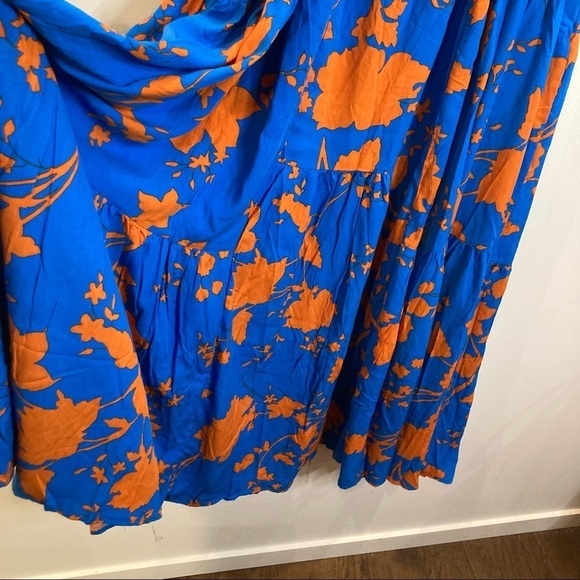 ATL Abel the Label Sz M Summer Dress Tiered Skirt Spaghetti Straps NWT - Picture 7 of 13